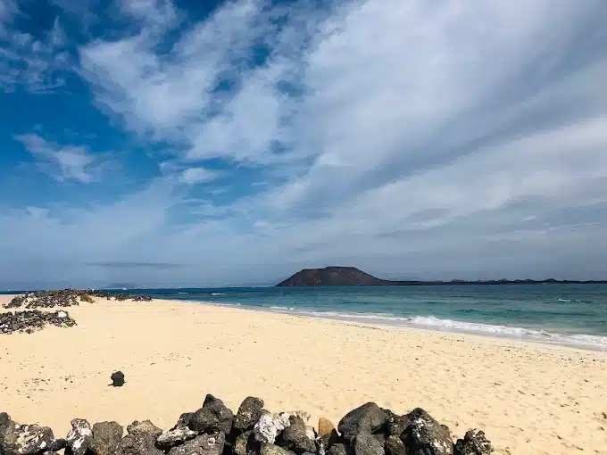 Playa del Pozo Strand Südlich Corralejo