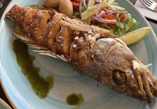 Restaurant Saavedra Frittierter Fisch